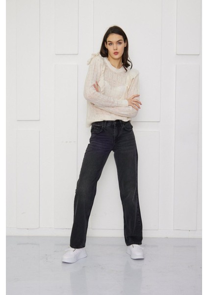 Lizy Straight Jean Pantolon