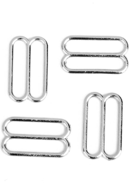 200PCS Metal Iç Çamaşırı Bikini Sütyen Kayışları Ayarlama Slayt Halkaları Şekil 8 0 (Yurt Dışından) indirimleri