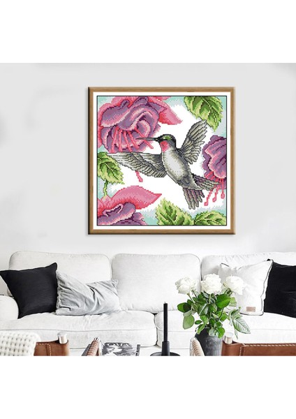 11CT / 14CT Baskılı Çapraz Dikiş Kitleri Nakış Yetişkin Çocuklar Için Ev Dekor 11CT 35X35 cm (Yurt Dışından) fiyatları