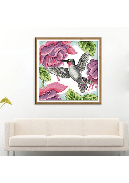 11CT / 14CT Baskılı Çapraz Dikiş Kitleri Nakış Yetişkin Çocuklar Için Ev Dekor 11CT 35X35 cm (Yurt Dışından) fırsatları