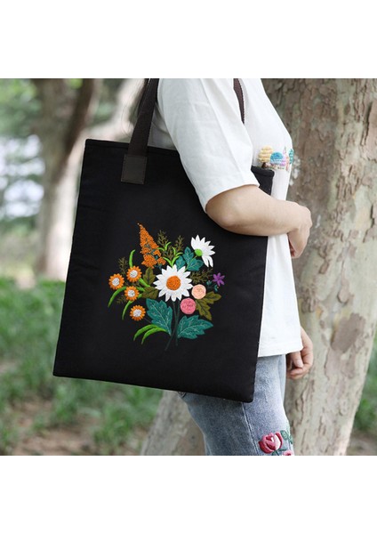 Tuval Tote Nakış Kiti Nakış Desen Sabah Işık Çimir (Yurt Dışından)