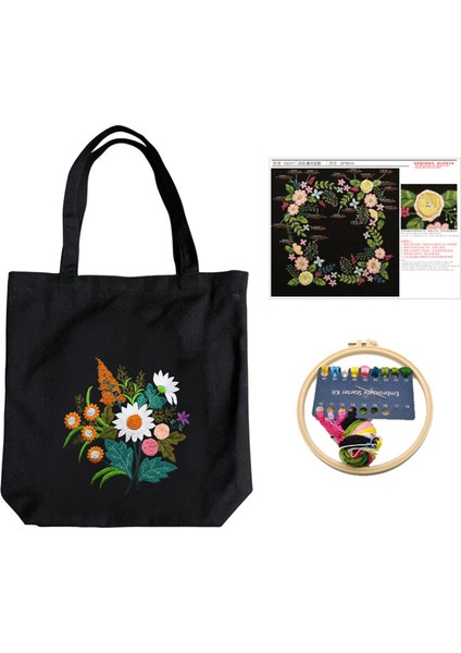 Tuval Tote Nakış Kiti Nakış Desen Sabah Işık Çimir (Yurt Dışından)