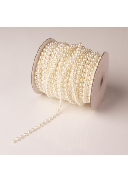 1 Rulo Elbise Kenar Trim Inciler Gelin Elbise Aplike Boncuklu Şerit 25M/6MM (Yurt Dışından) fırsatları