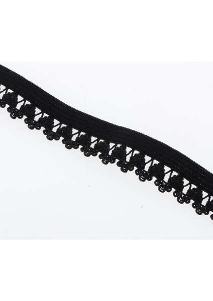 2pcs 13MM Taç Elastik Dantel Trim Şerit Elbise Etek Iç Çamaşırı Saç Bandı Dekoru (Yurt Dışından)