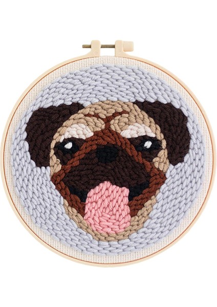 Yumruk Iğne Kiti Yumruk Iğne Köpek Nakış Dişli Aracı Dıy Iğne B (Yurt Dışından)