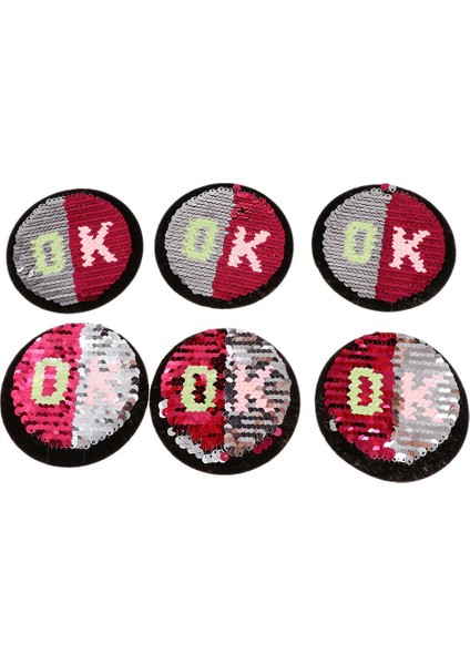 6pcs Tamam Diy Dikiş Dekorasyon Aplikler Çıkartmalar Nakış Yamaları Giysileri (Yurt Dışından) fiyatları
