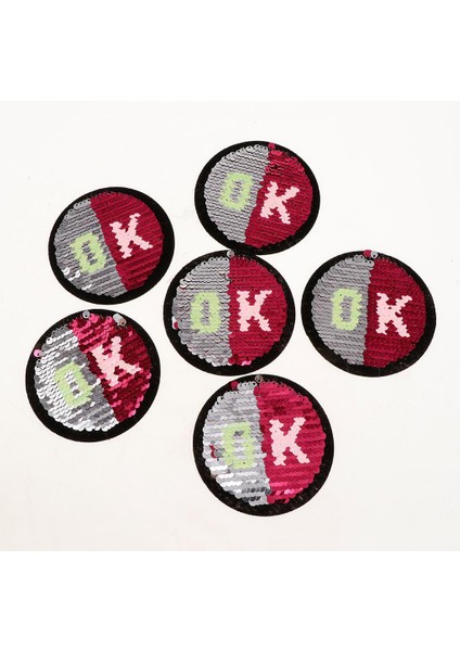 6pcs Tamam Diy Dikiş Dekorasyon Aplikler Çıkartmalar Nakış Yamaları Giysileri (Yurt Dışından) modelleri