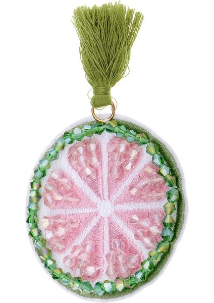 Boncuklu Kristal Limon Rozeti Aplike Yamalar Üzerinde Dik Dikiş Aksesuarları (Yurt Dışından) fırsatları