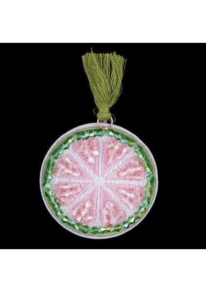 Boncuklu Kristal Limon Rozeti Aplike Yamalar Üzerinde Dik Dikiş Aksesuarları (Yurt Dışından) indirimleri
