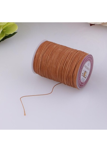 2x 130 Metre 0,5 mm Yuvarlak Polyester Mumlu Iplik Dikiş Dikiş (Yurt Dışından) modelleri