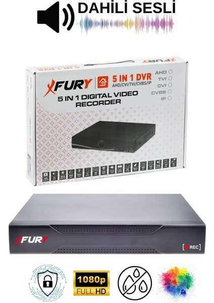 4 Kamera Sesli Gece Renkli Güvenlik Kamerası Full Hd-Su Geçirmez Güvenlik Kamerası Seti 250GB modelleri