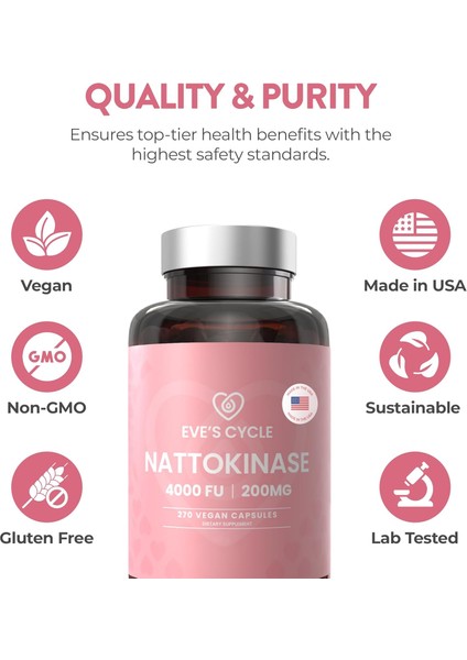 Nattokinase 4000 Fu 270 Vegan Kapsul
