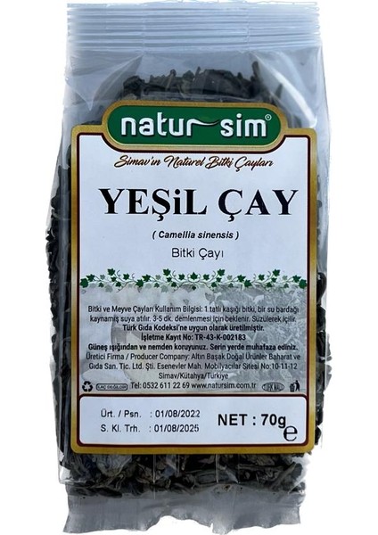 Yeşilçay 60 gr
