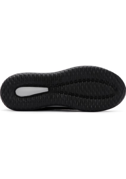 Zero Erkek Siyah Bağcıklı Kalın Tabanlı Kumaş Sneaker 25SFD69046F