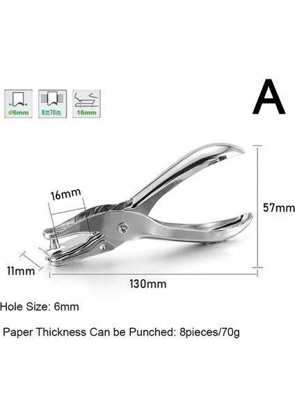 Bir Stil Delme Deri Yumruk Pense Yumruk Delik Aracı Zımba Kemerler Için Eyer Saat Bantları Kayış Ayakkabı Kumaş Kağıt Leathercraft Aksesuarı (Yurt Dışından)