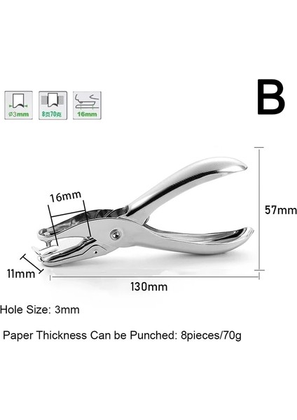Bir Stil Delme Deri Yumruk Pense Yumruk Delik Aracı Zımba Kemerler Için Eyer Saat Bantları Kayış Ayakkabı Kumaş Kağıt Leathercraft Aksesuarı (Yurt Dışından) modelleri