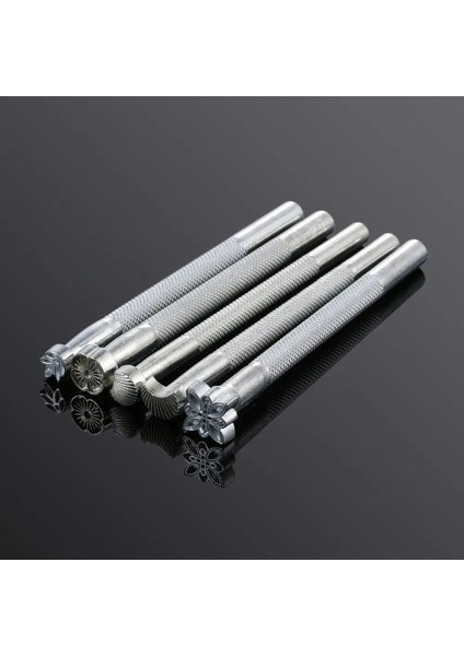 Z-S349 Tarzı 11 cm Metal Deri Çalışma Eyer Yapma Araçları Oyma Deri El Sanatları Pullar Deri Damgalama Katı Dıy Baskı Damgalama Araçları (Yurt Dışından)
