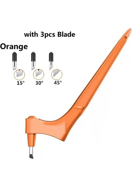 Turuncu Tarzı Dıy Zanaat Kesme Aletleri Ahşap Oyma Kesim Kalem Sanat Zanaat Aracı Witeel Dönen Bıçak Güvenlik Kesici Kağıt (Yurt Dışından)