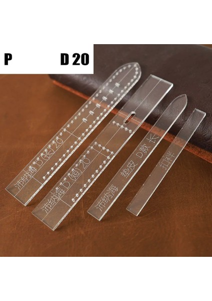 KAYIŞ-P-D20-1SET Stili Kayış Bandı Deri El Sanatları Araçları Şeffaf Akrilik Saat Kayışı Şablonu Ev Dıy Malzemeleri Saat Kayışı Kalıp Erkekler ve Kadınlar (Yurt Dışından)