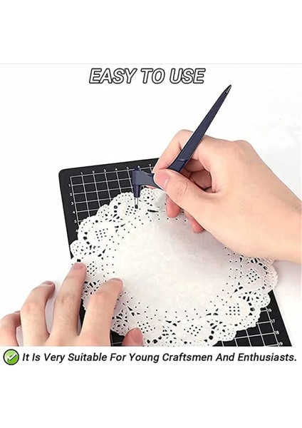 Kırmızı Stil Dıy Kesme Aleti 360 Dönen Bıçak Kesici Kağıt Bıçak 3 Kafaları Zanaat Kesme Bıçağı Yaratıcı Kuşe Kağıt Kesme Aleti (Yurt Dışından) modelleri