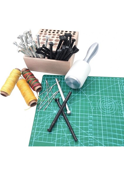 Z-P217 Stili Metal Deri Çalışma Eyer Yapma Araçları Oyma Deri El Sanatları Pullar Deri Damgalama Katı Dıy Baskı Zanaat Malzemeleri (Yurt Dışından) fırsatları