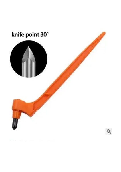 Turuncu Tarzı Kinfe Dıy Sanat Kesme Aleti Zanaat Kesme Witeel Döner Bıçak Emniyet Kesici Bıçak Kendini Iyileştiren Çift Taraflı Kesme Mat (Yurt Dışından)