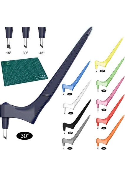 No.1 Stili Zanaat Kesme Aleti Dönen Bıçak Kağıt Kesici 3 Bıçağı Değiştirin Zanaat Kesme Bıçağı Dıy Sanat Aşınmaya Dayanıklı Sanat Kesme Aleti (Yurt Dışından) modelleri