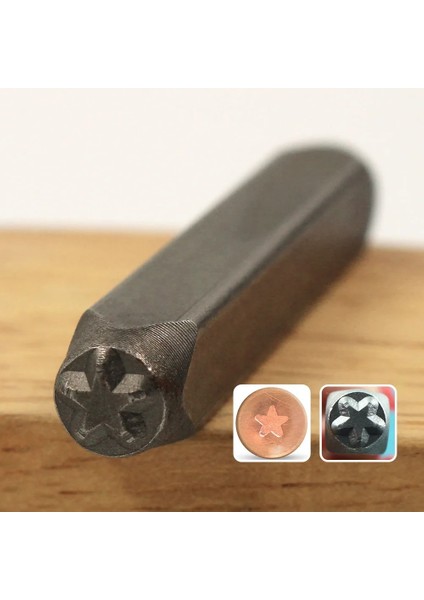 Yıldız Stili Dıy Oyma Çapraz Yıldız Kalp Takı Damgalama Alfabe Logosu Çelik Pullar Kalıp Işaretleme Aracı Yumruk Kalıp Deri Yüzük Bilezik (Yurt Dışından)