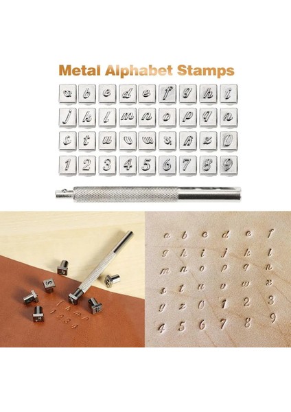 9 Adet Tarzı Adet Alfabe Mektup Numarası Deri Stamper Seti Metal Deri Delme Deri Araçları Dıy Deri El Sanatları Araçları (Yurt Dışından) fiyatları