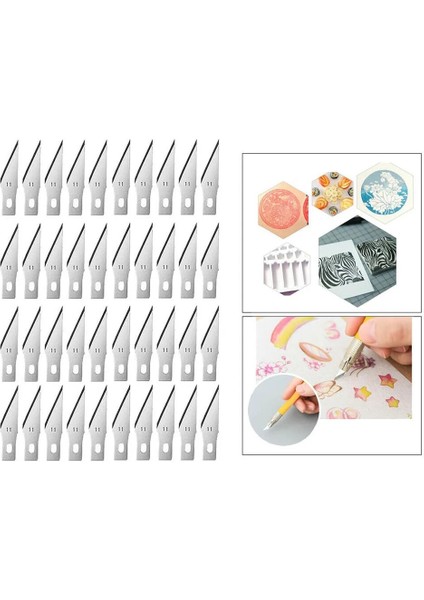 20 Adet Tarzı Bıçaklar Paslanmaz Çelik Gravür Bıçağı Bıçakları Metal Bıçak Ahşap Oyma Bıçağı Yedek Cerrahi Neşter Zanaat (Yurt Dışından) fırsatları
