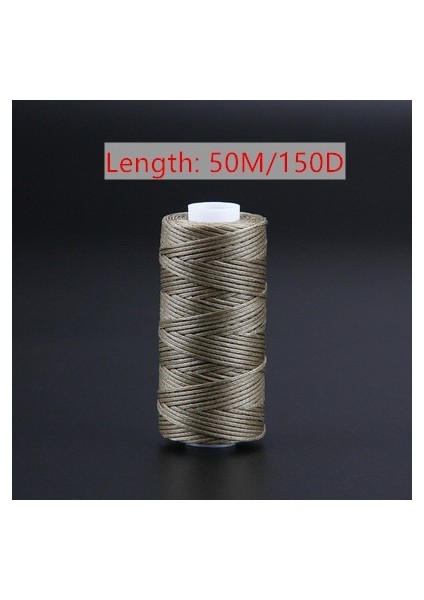 No.16 Stili D Kalınlığında Mumlu Iplik Deri Mumlu Kordon Diy El Sanatları Aracı El Dikiş Ipliği Düz Mumlu Dikiş Hattı (Yurt Dışından)