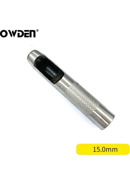 15MM Tarzı Owden Deri Delgeç Deri Içi Boş Yumruk Leathercraft Yuvarlak Delik Delme Seti Deri Araçları Deri Kemer Delik Delme (Yurt Dışından)