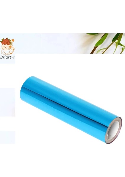 Mavi Stil Briartw 5 Metre x 1 Rulo Gümüş Isı Aktif Folyo Sıcak Folyo Ruloları Sıcak Damgalama Folyo Kağıt Holografik Isı Transferi Dıy El Sanatları (Yurt Dışından)