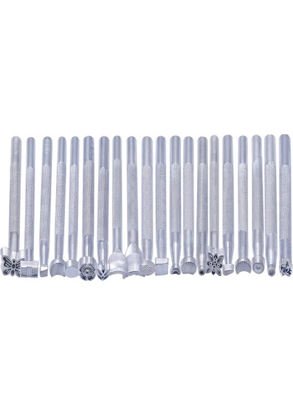 Z-F991 Tarzı Metal Deri Çalışma Eyer Yapma Araçları Oyma Deri El Sanatları Pullar Deri El Sanatları Damgalama Katı Metal Printinting Aracı 1 Adet (Yurt Dışından) fiyatları