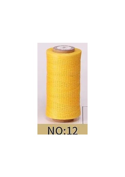 No.12 Tarzı D Hq Kalınlığı Mumlu Iplik Deri Mumlu Kordon Diy El Sanatları Aracı El Dikiş Ipliği Düz Mumlu Dikiş Hattı (Yurt Dışından)
