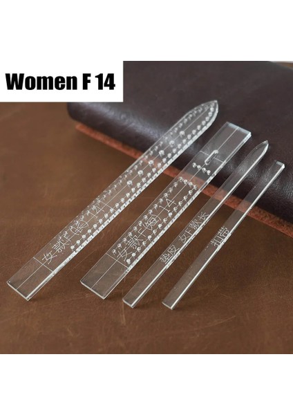 KAYIŞ-W-F14-1SET Tarzı Kayış Bandı Deri El Sanatları Araçları Şeffaf Akrilik Saat Kayışı Şablonu Ev Dıy Malzemeleri Saat Kayışı Kalıp Erkekler ve Kadınlar (Yurt Dışından)