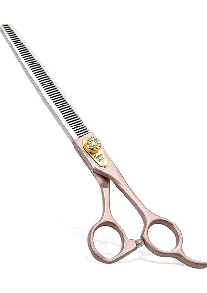 Inceltme Makası Fenice Peak Profesyonel Inceltme Makası Köpek Kedi 7.5'' Evcil Hayvan Bakım Makası 440C Paslanmaz Çelik Inceltme Makası Köpekler Için 50 Diş LHD-75XT modelleri