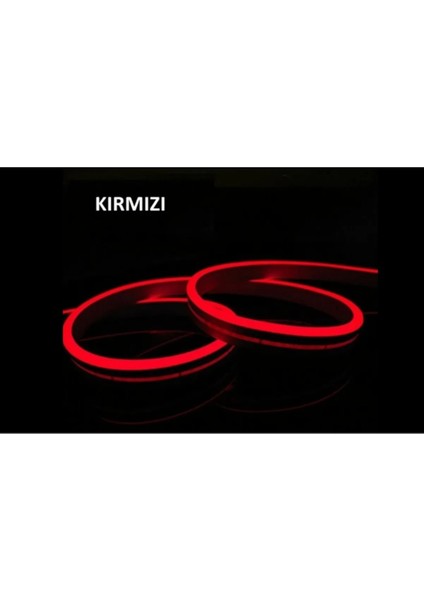 CT-4455 12V Neon LED Hortum Kırmızı Işık 10 Metre