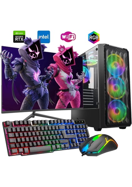 I5 14400F 16GB Ddr4 1tb M2 6gb RTX3050 24" Monitörlü Oyun Bilgisayarı