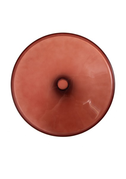 Colors Iı Ayaklı Cam Sunum 28CM -Kırmızı modelleri