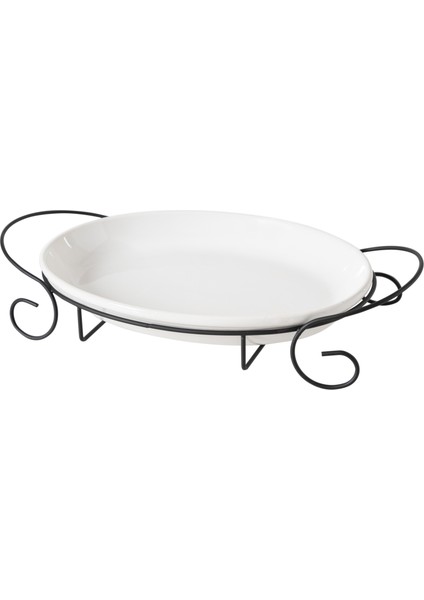 Gurme Standlı Oval SUNUM-50CM