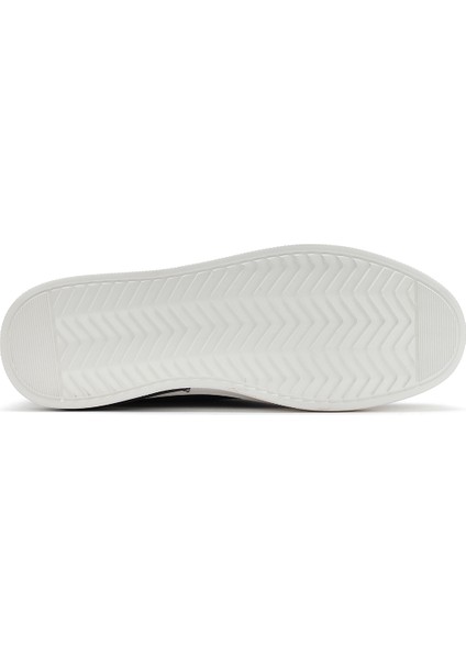 Erkek Kahverengi Bağcıklı Deri Sneaker 25SFD692518