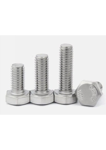 Inox Civata M6X10 Akb Dın 933 A4 (50 Adet)