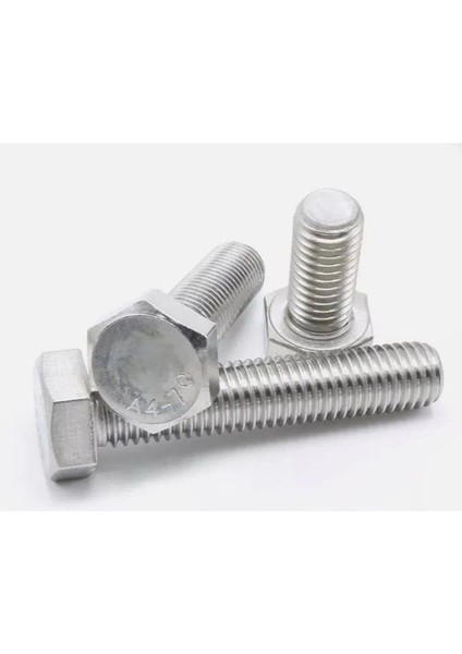 Inox Civata M6X10 Akb Dın 933 A4 (50 Adet)