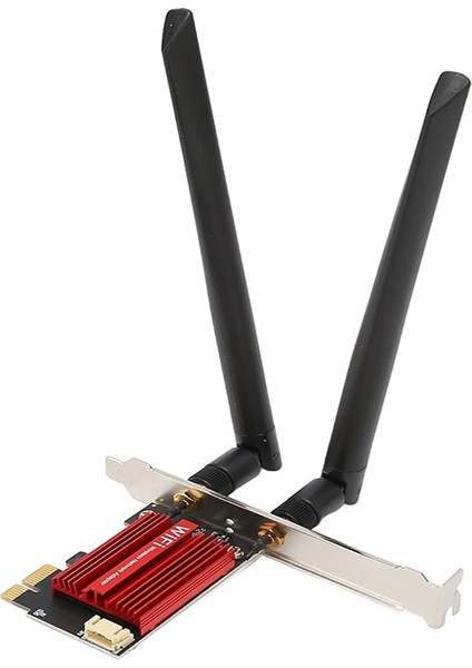 Wifi 6e Pcıe 5400MBPS Wifi Kartı Üç Bantlı AX210 Ağ Kartı Masaüstü Kablosuz Adaptörü Dönüştürücü fiyatları