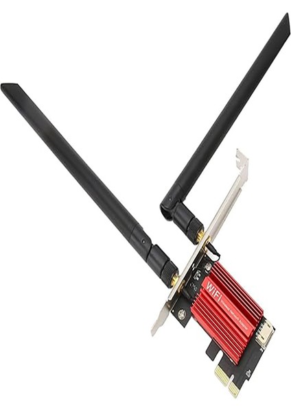 Wifi 6e Pcıe 5400MBPS Wifi Kartı Üç Bantlı AX210 Ağ Kartı Masaüstü Kablosuz Adaptörü Dönüştürücü modelleri