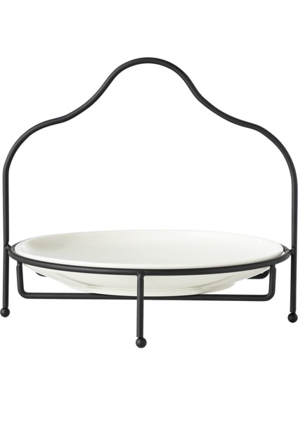 Gurme Standlı Sunum 22CM - Siyah