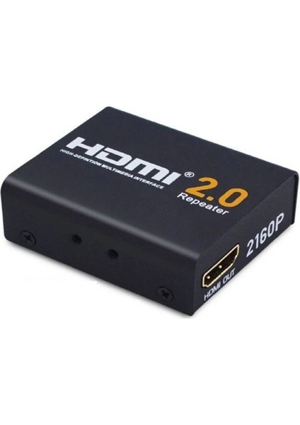 HDMI 2.0 Tekrarlayıcı 4K 2160P Dişi Kablo Genişletici Uzatıcı Ekleme Adaptörü