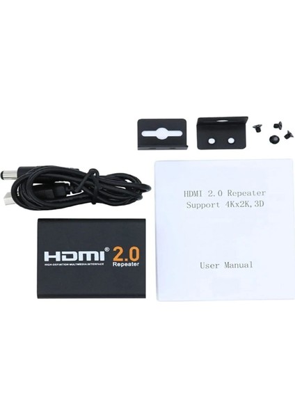 HDMI 2.0 Tekrarlayıcı 4K 2160P Dişi Kablo Genişletici Uzatıcı Ekleme Adaptörü fırsatları