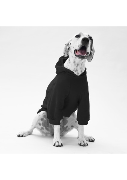 Pembe Fuşya Kanguru Cepli Orta Büyük Irk Köpek Hoodie- Sweatshirt Büyük Köpek Kıyafeti(18-40 kg Aralığı Orta Büyük Irklar )